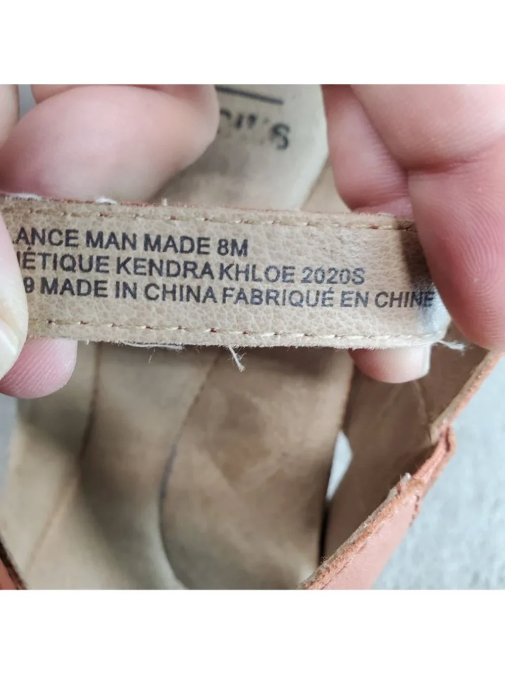Earth Origins Shoes Womens Size 8 Origins Kendra Khloe Brown Wedge Sandals *Read
